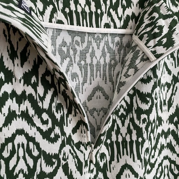 Zara Mini Skirt with Fringe and Front Tie Size S - Picture 9 of 11